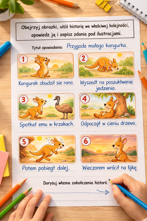 Australia – karty pracy i materiały edukacyjne dla dzieci