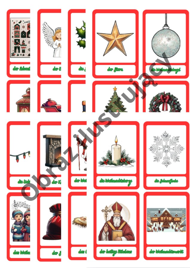Weihnachten - Flashcards