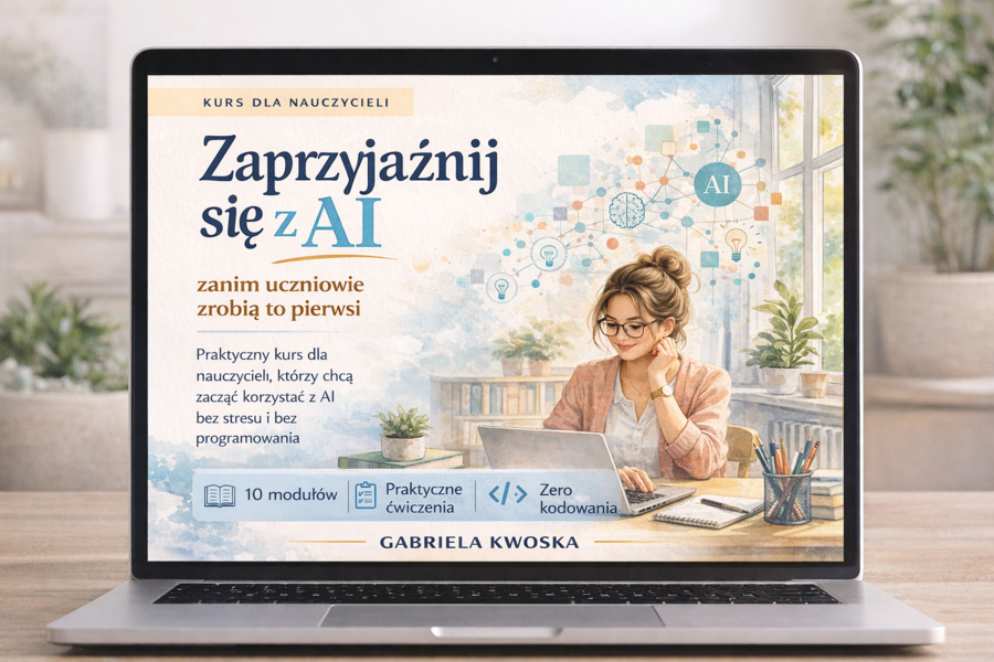 Zaprzyjaźnij się z AI  kurs dla nauczycieli