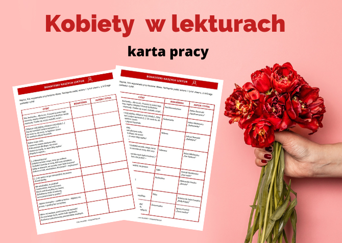 Kobiety w lekturach - karta pracy