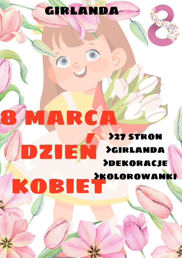 8 MARCA GIRLANDA, KOLOROWANKI