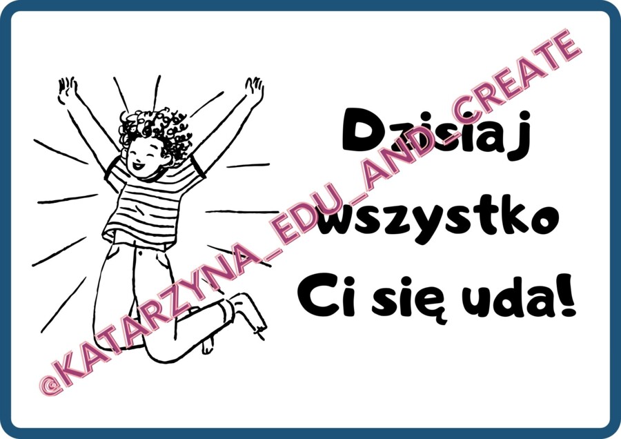 Plakaty życzliwości - miłe słowa