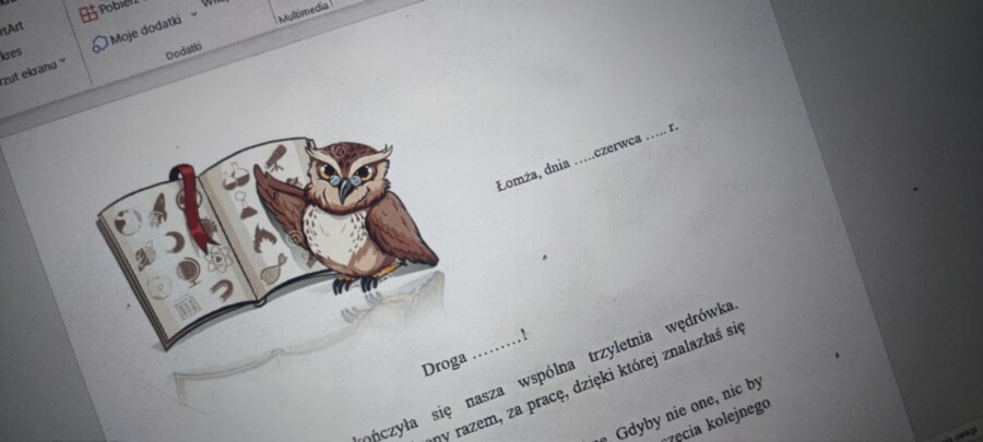 List pożegnalny - klasa III