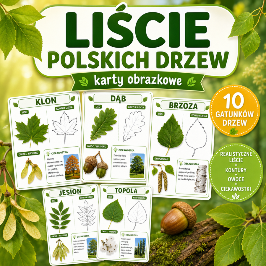 Liście polskich drzew