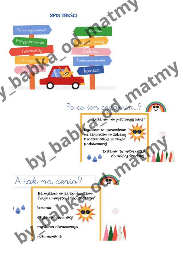 Back to maths! - omówienie egzaminu ósmoklasisty w przystępnej dla uczniów formie