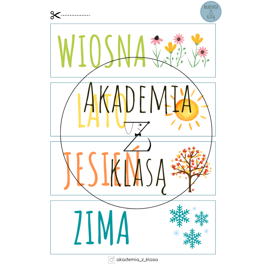 KALENDARZ KLASOWY NA CAŁY ROK SZKOLNY - DO POWIESZENIA NA TABLICY I CODZIENNEGO KORZYSTANIA