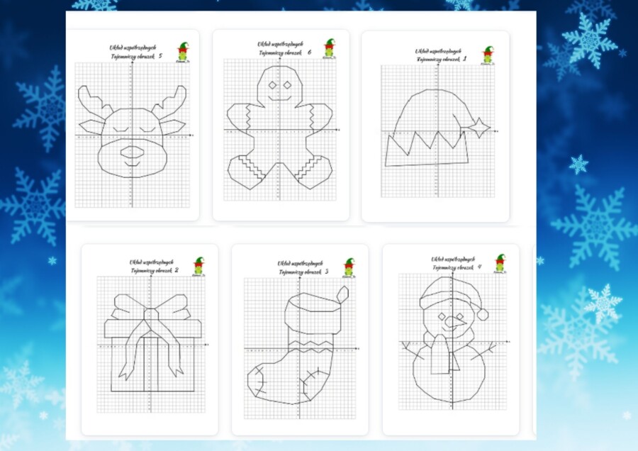 Układ współrzędnych- Święta Bożego Narodzenia