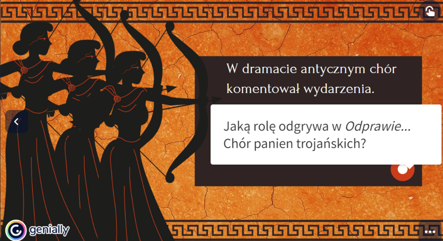 Odprawa posłów greckich - cykl lekcji