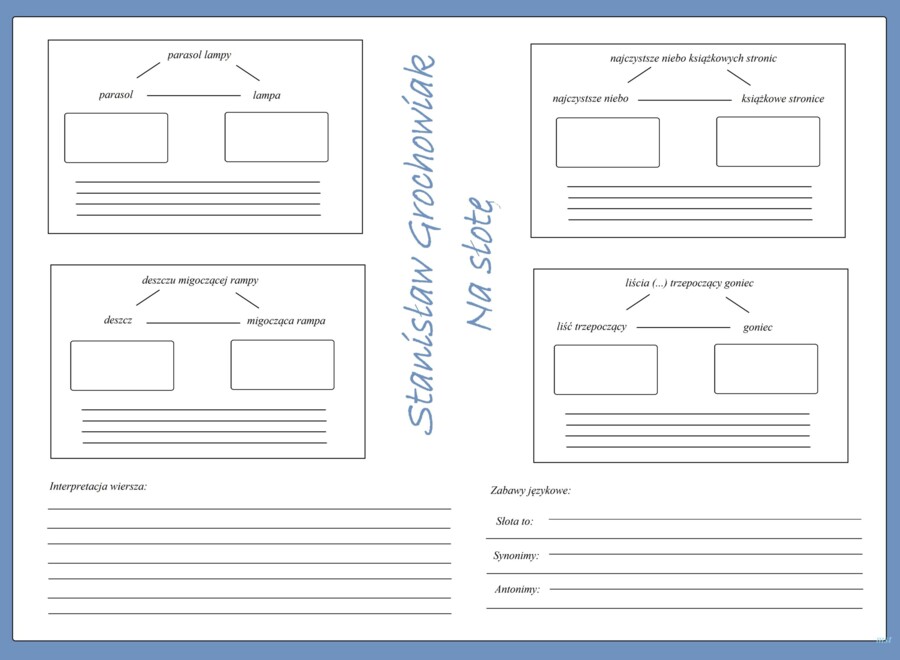 J.polski. Na słotę