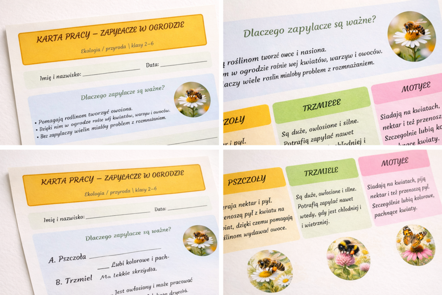 Zapylacze w ogrodzie