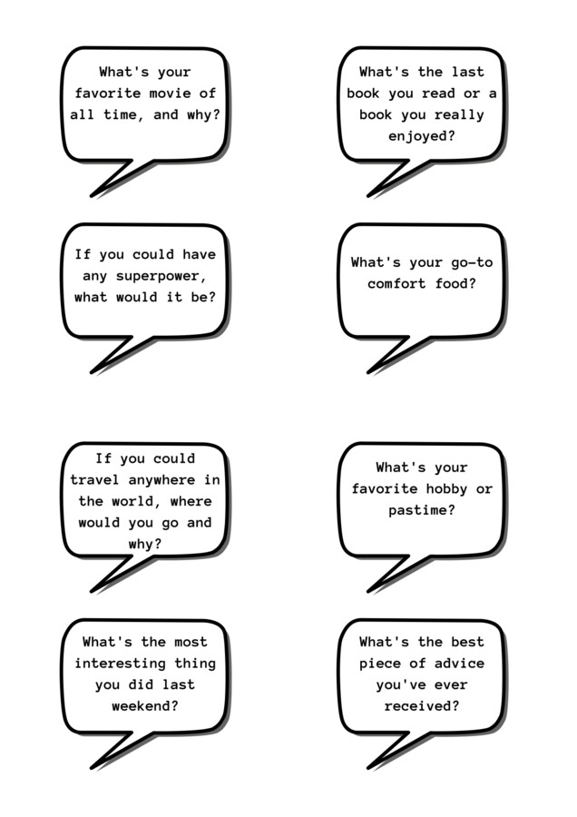 Speaking Questions Beginner