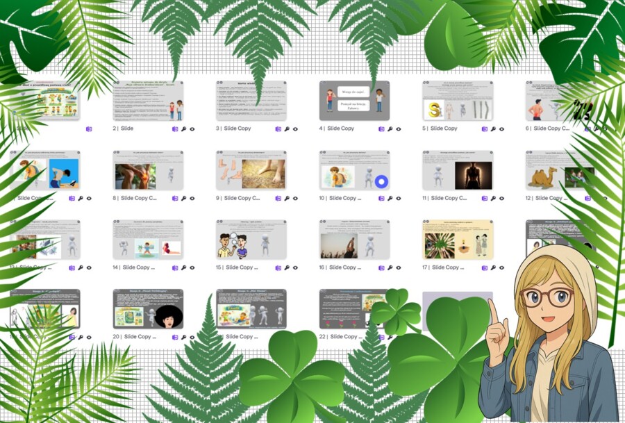 Prezentacja multimedialna w genial.ly „Jak dbać o prawidłową postawę ciała?" Edukacja zdrowotna. Klasa 5. Dział „Moja aktywność fizyczna".