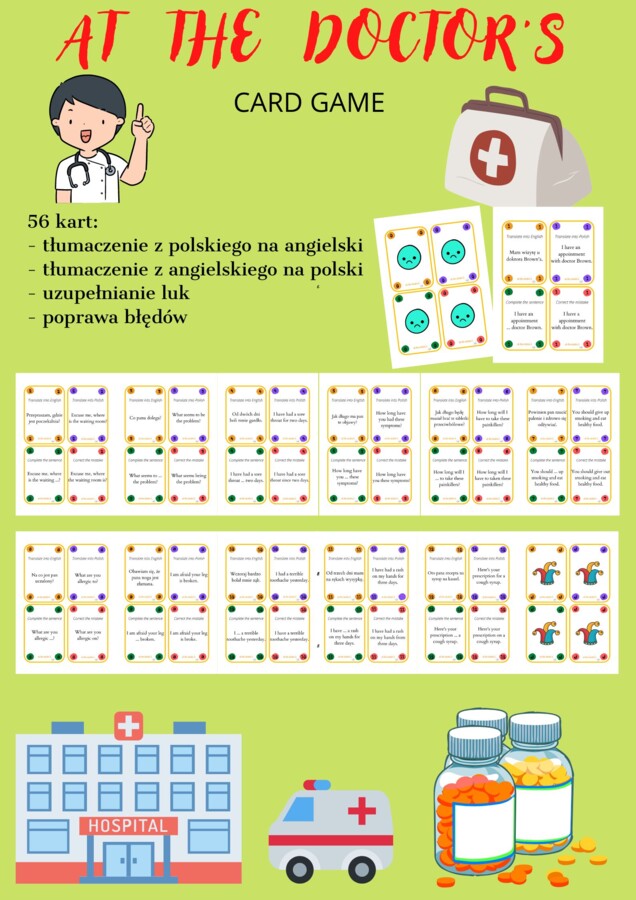 AT THE DOCTOR’S CARD GAME