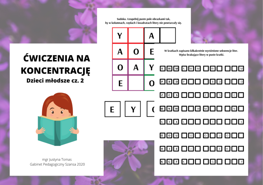 ĆWICZENIA NA KONCENTRACJĘ – DZIECI MŁODSZE cz. 2
