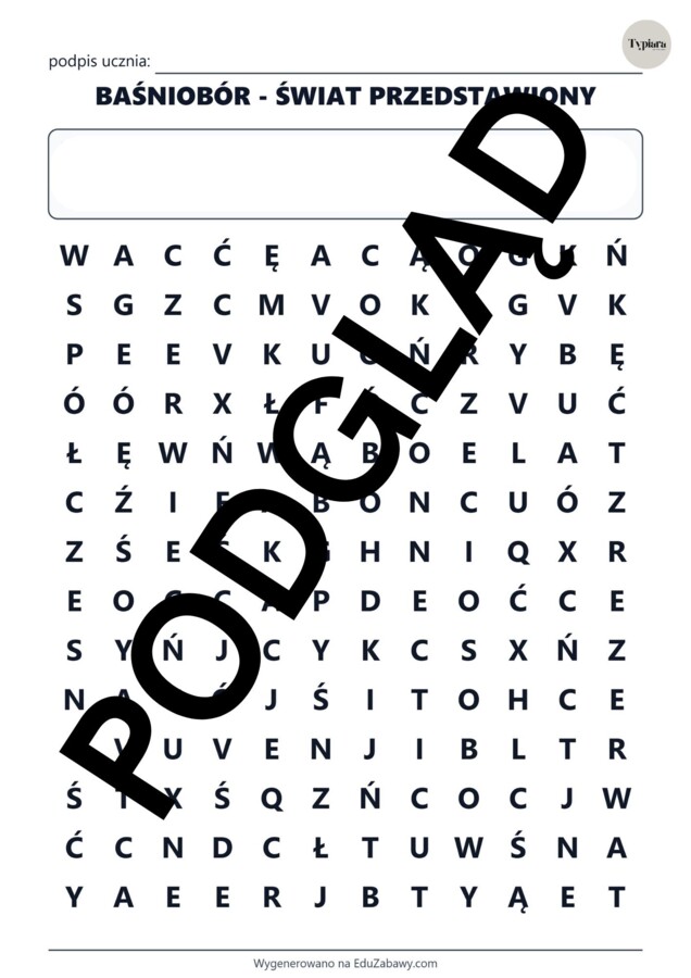 Baśniobór - cykl lekcji + prezentacja