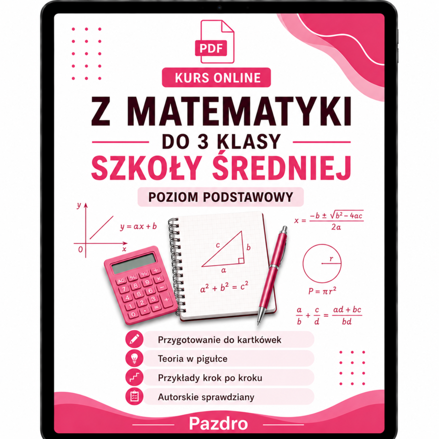 Kurs online z matematyki do 3 klasy - Pazdro 3P