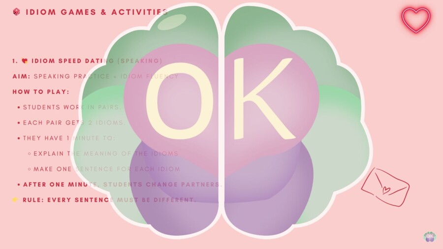 ❤️ Valentine’s Day Special – Idioms & Speaking (A2)