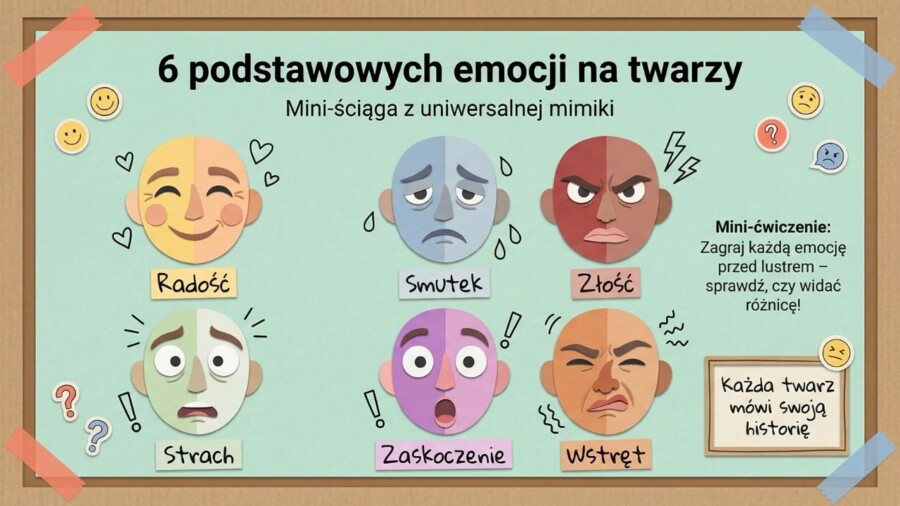 Mowa ciała, Komunikacja niewerbalna - materiały na gazetkę/prezentacje/rewalidację/trening umiejętności społecznych