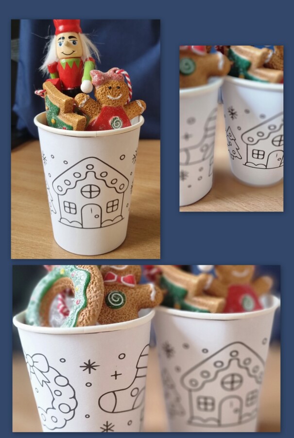 Świąteczne Szablony na Kubki Papierowe 200 ml – 12 Wzorów! | Kolorowanki | PDF do Druku