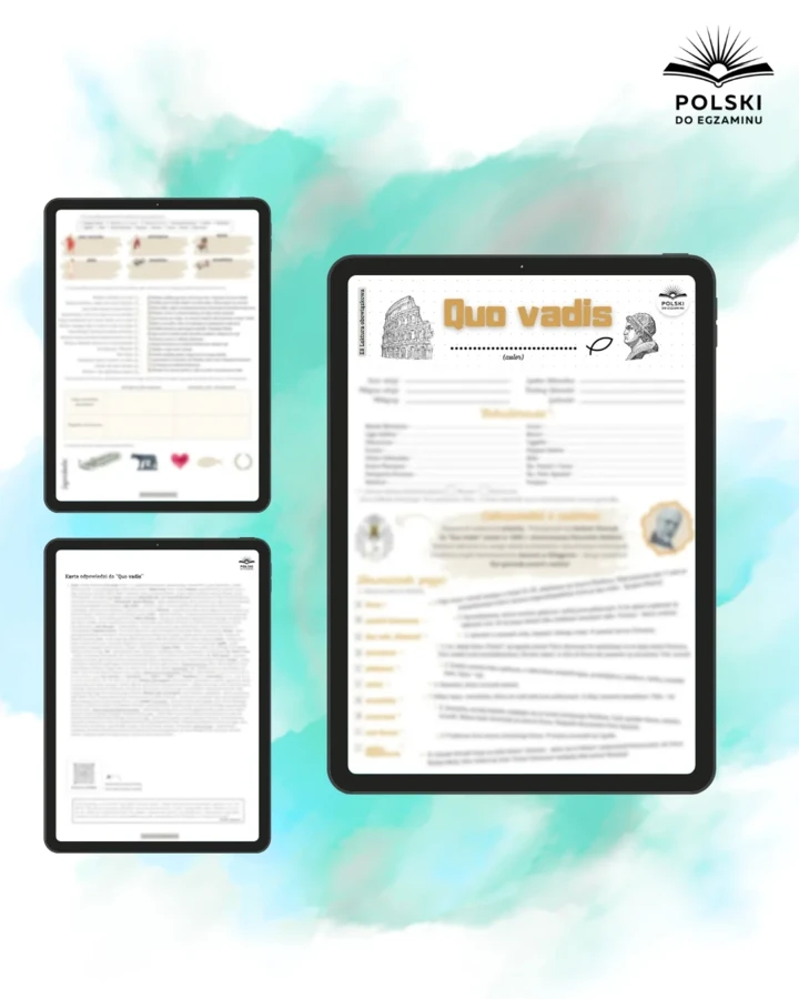 Lektury Obowiązkowe do Egzaminu Ósmoklasisty 📚 | Pakiet Kart Pracy PDF + 3 bonusy