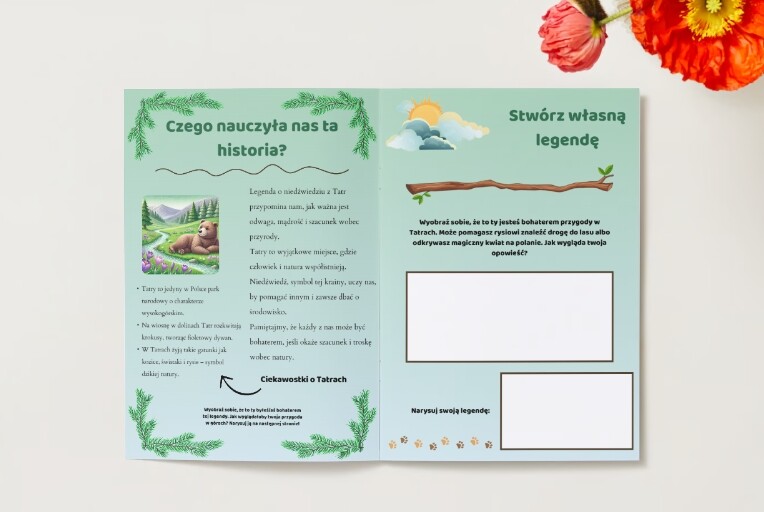 Książka z legendami o przyrodzie