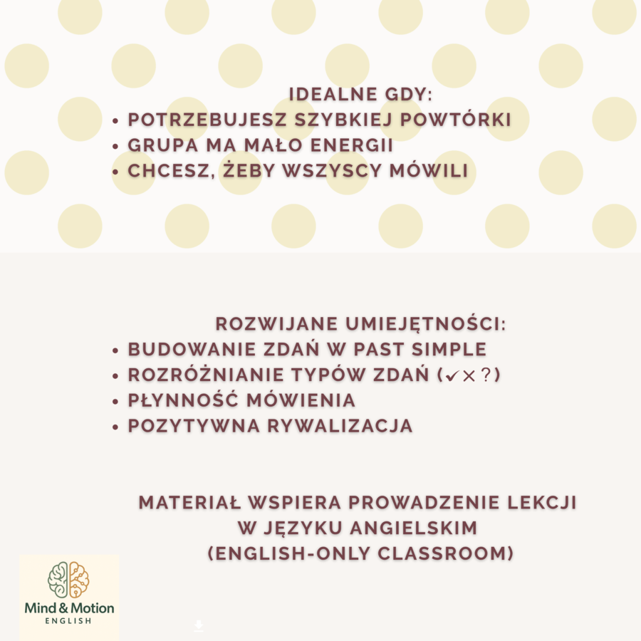 Past Simple - Kaboom Speaking Game | Sentence Building | The Detective Edition