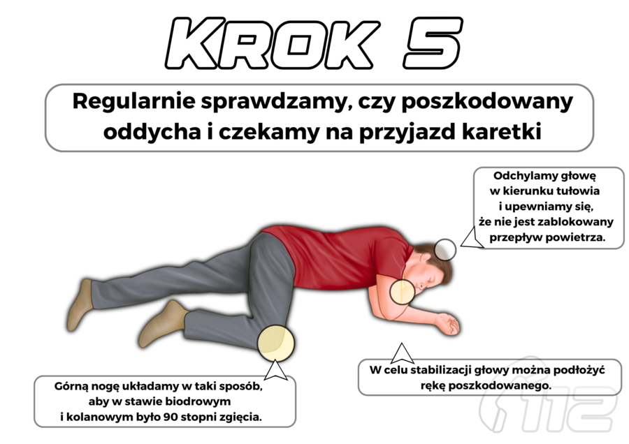 PIERWSZA POMOC + test wiedzy wersja Czarno/Biała