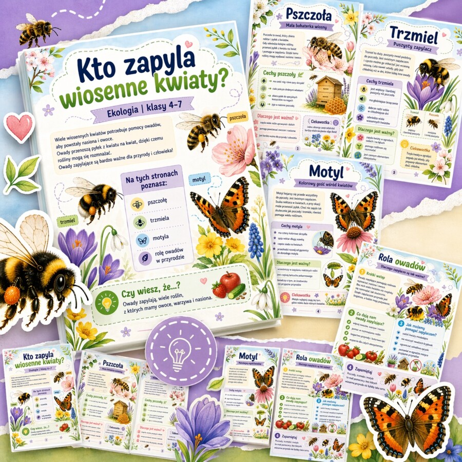 Kto zapyla wiosenne kwiaty?