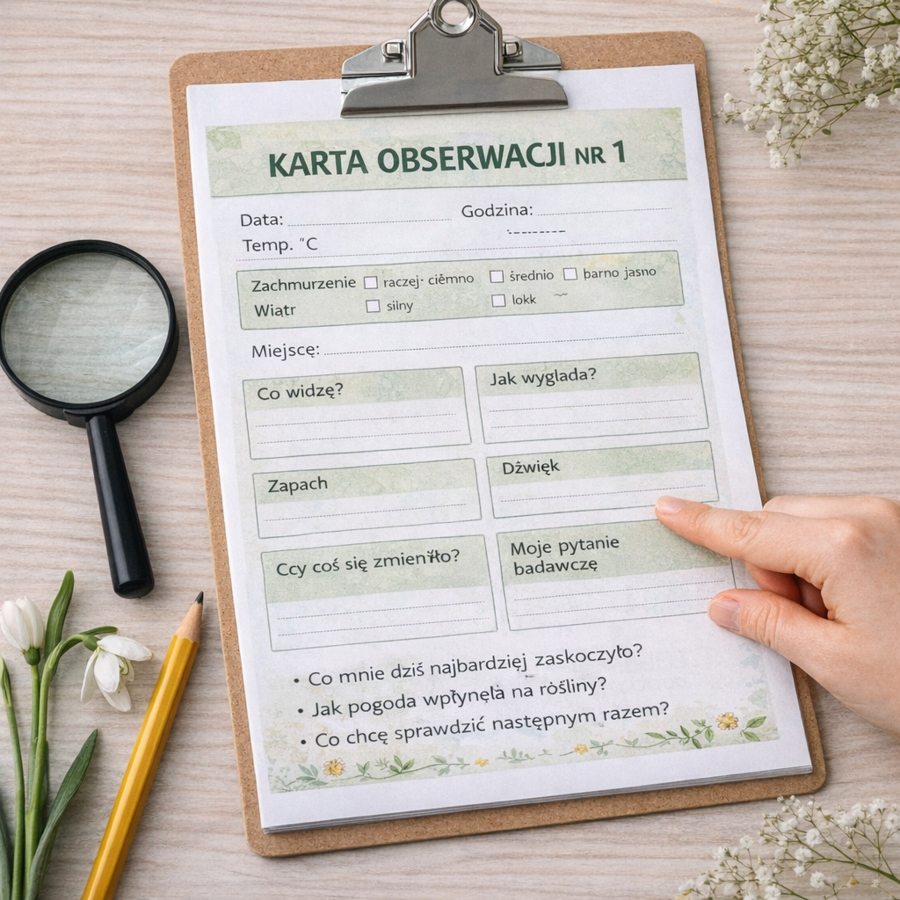 Wiosna Start! Mini‑podręcznik obserwacji przyrody na marzec