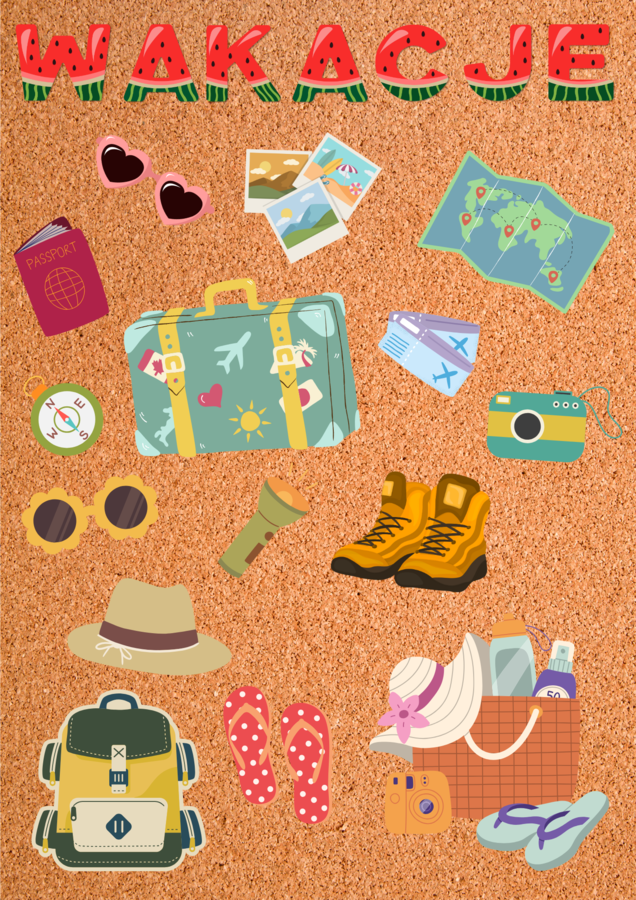 Pakiet materiałów na zakończenie roku szkolnego i wakacje