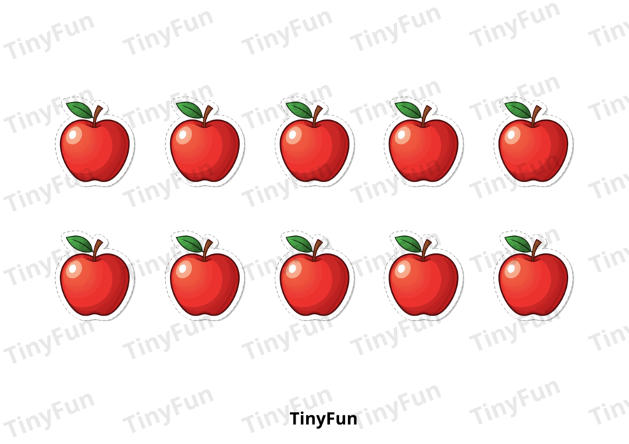 O czym myśli jeżyk? – liczenie jabłek | gra matematyczna dla dzieci