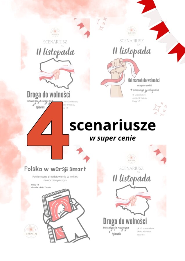 Pakiet scenariusz na 11 listopada - SUPER CENA
