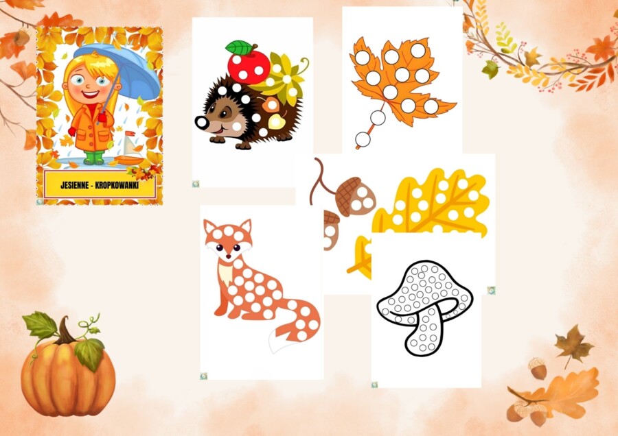 JESIENNA KSIĄŻECZKA AKTYWIZUJĄCA DLA PRZEDSZKOLAKÓW.