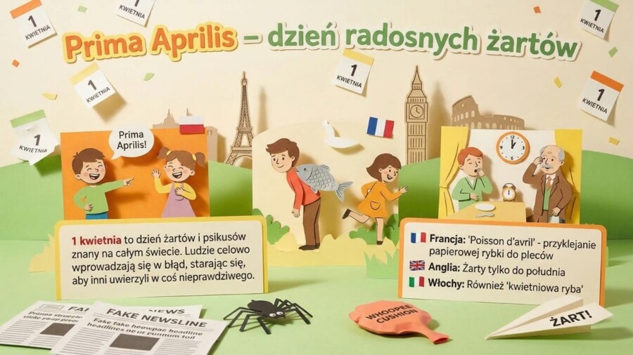 Kwiecień - gazetka/prezentacja/20 plansz