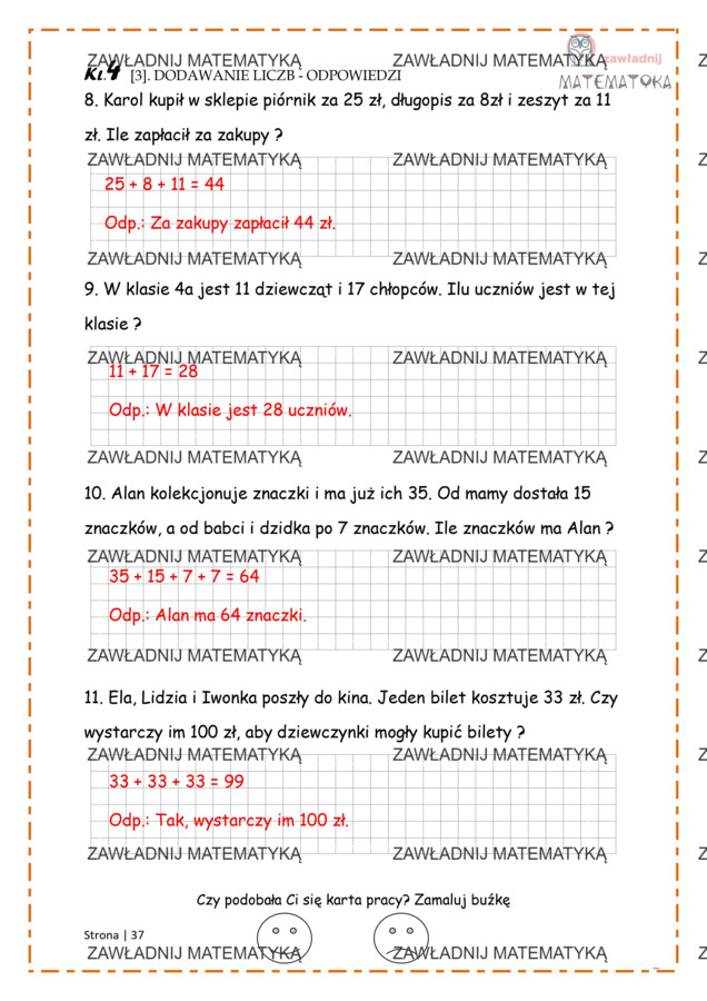 Dział I: Liczby naturalne – część 1