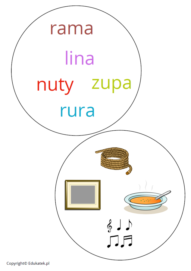 Wyszukiwanka wyrazowa – gra utrwalająca czytanie