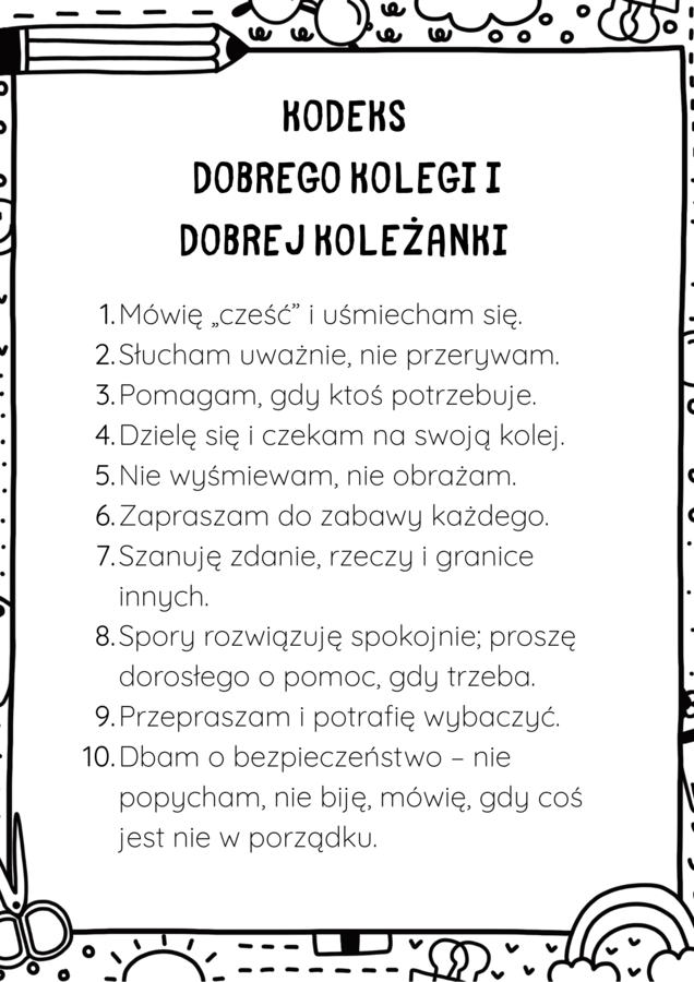 Pakiet Witaj w Szkole/ Nowa szkoła/ Rozpoczęcie roku szkolnego