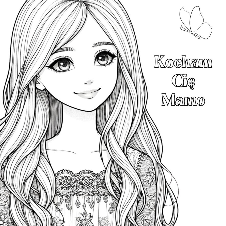 Dzień Mamy - kolorowanki