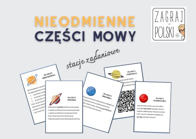 Stacje zadaniowe - nieodmienne części mowy