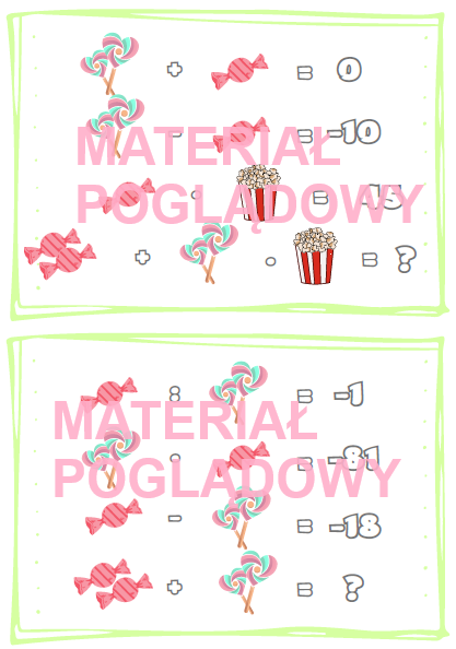 Zagadki logiczne - liczby całkowite klasy 5, 6, 7, 8