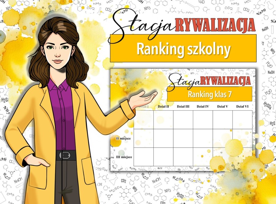 Stacja: RYWALIZACJA! BONUSOWY materiał do pracy metodą Stacji: Rywalizacji! Chemia. Powtórzenie wiadomości. Stacje zadaniowe. Praca grupowa. Zadanie. Gra dydaktyczna. Darmowy. FREE.
