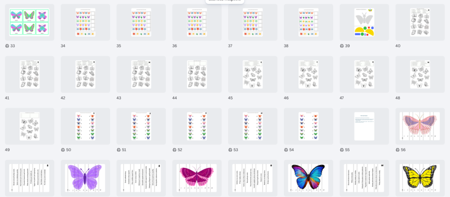 Logopedia - Motylowa książka aktywności logopedycznej – głoski syczące