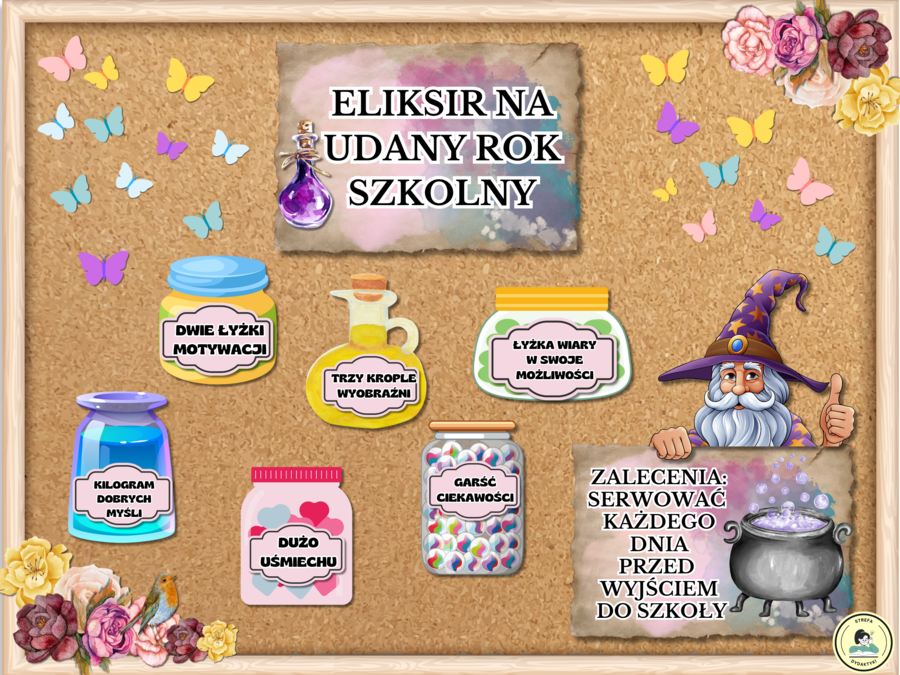 ELIKSIR NA UDANY ROK SZKOLNY - gazetka motywacyjna