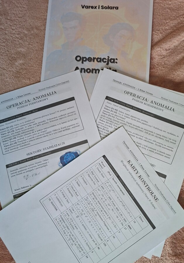 Escape Room 1 LO (Podstawa + Rozszerzenie) – Operacja Anomalia