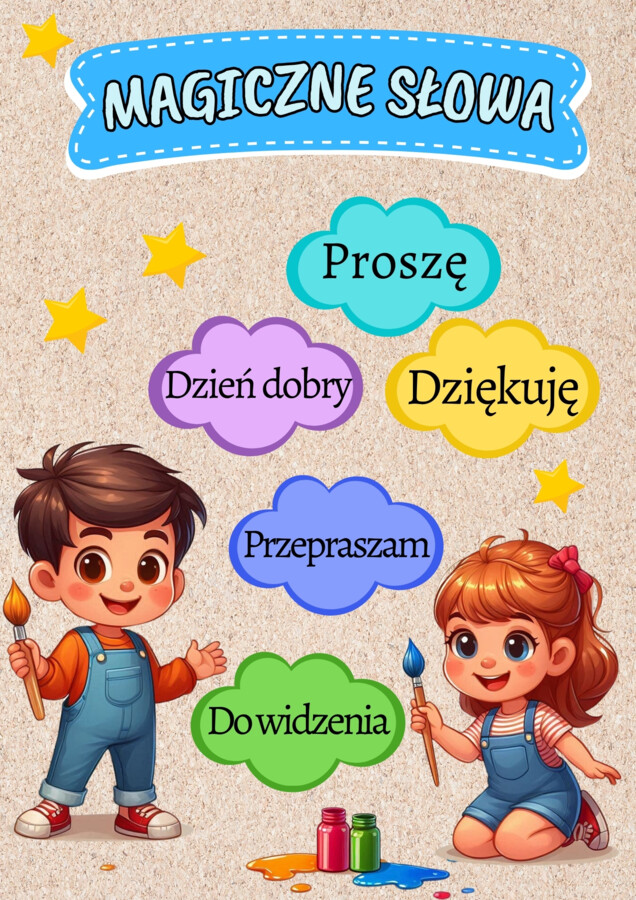 MAGICZNE SŁOWA (na gazetkę i drzwi) - pdf