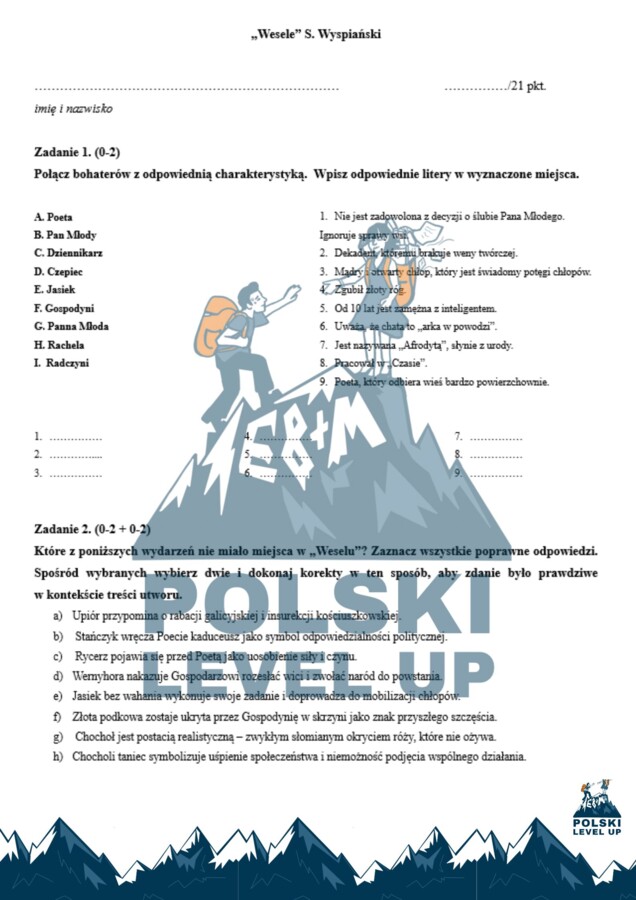 Wesele_pakiet (4 elementy)_ Polski Level Up