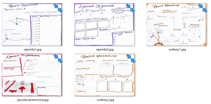 Wulkanizm, trzęsienia Ziemi, plutonizm - karty pracy