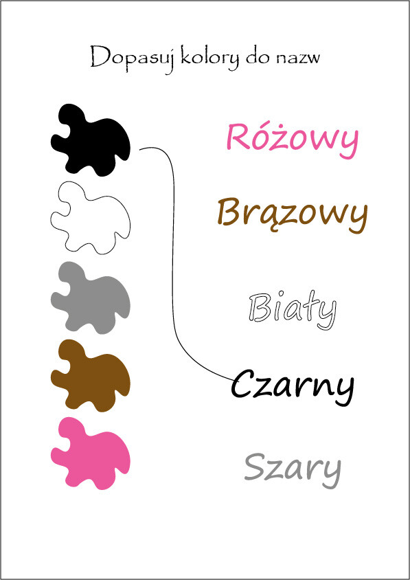 Karty Pracy Kolory – Materiały do Druku dla Przedszkola