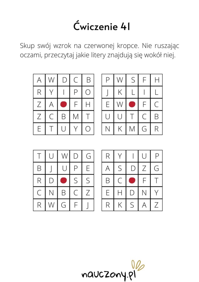 Ćwiczenia na pamięć i koncentrację dla nastolatków. Część 2