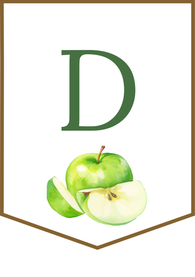 DZIEŃ JABŁKA – girlanda – napis – gazetka – szkoła – wersja 2